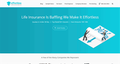 Desktop Screenshot of effortlessinsurance.com